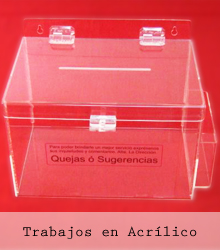 TRABAJOS EN ACRILICO